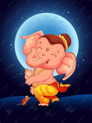  Ganesh and the Moon: Uma Aventura Celestal com Lições de Humildade!